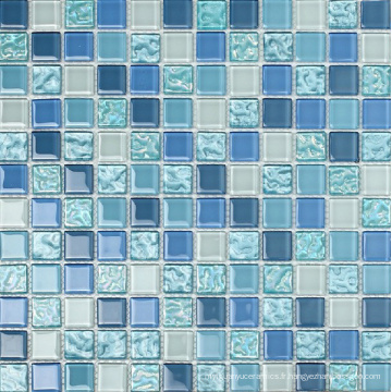 Mosaïque en verre à carreaux en mosaïque de cristal (HGM215)